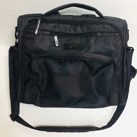 black camo diaper bag